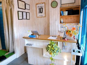 リファイン整骨院・整体院の受付の様子